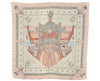 Authentic HERMES Carre 90 Scarf "VUE DU CAROSSE DE" Silk Pink 1846J