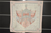 Authentic HERMES Carre 90 Scarf "VUE DU CAROSSE DE" Silk Pink 1846J