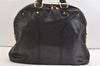 Authentic YVES SAINT LAURENT Muse Tote Hand Bag Leather 153959 Black 1848K