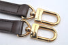 Authentic Louis Vuitton Leather Shoulder Strap Brown 40.6-47.4" LV 1849K