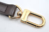 Authentic Louis Vuitton Leather Shoulder Strap Brown 40.6-47.4" LV 1849K