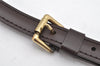 Authentic Louis Vuitton Leather Shoulder Strap Brown 40.6-47.4" LV 1849K