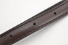 Authentic Louis Vuitton Leather Shoulder Strap Brown 40.6-47.4" LV 1849K