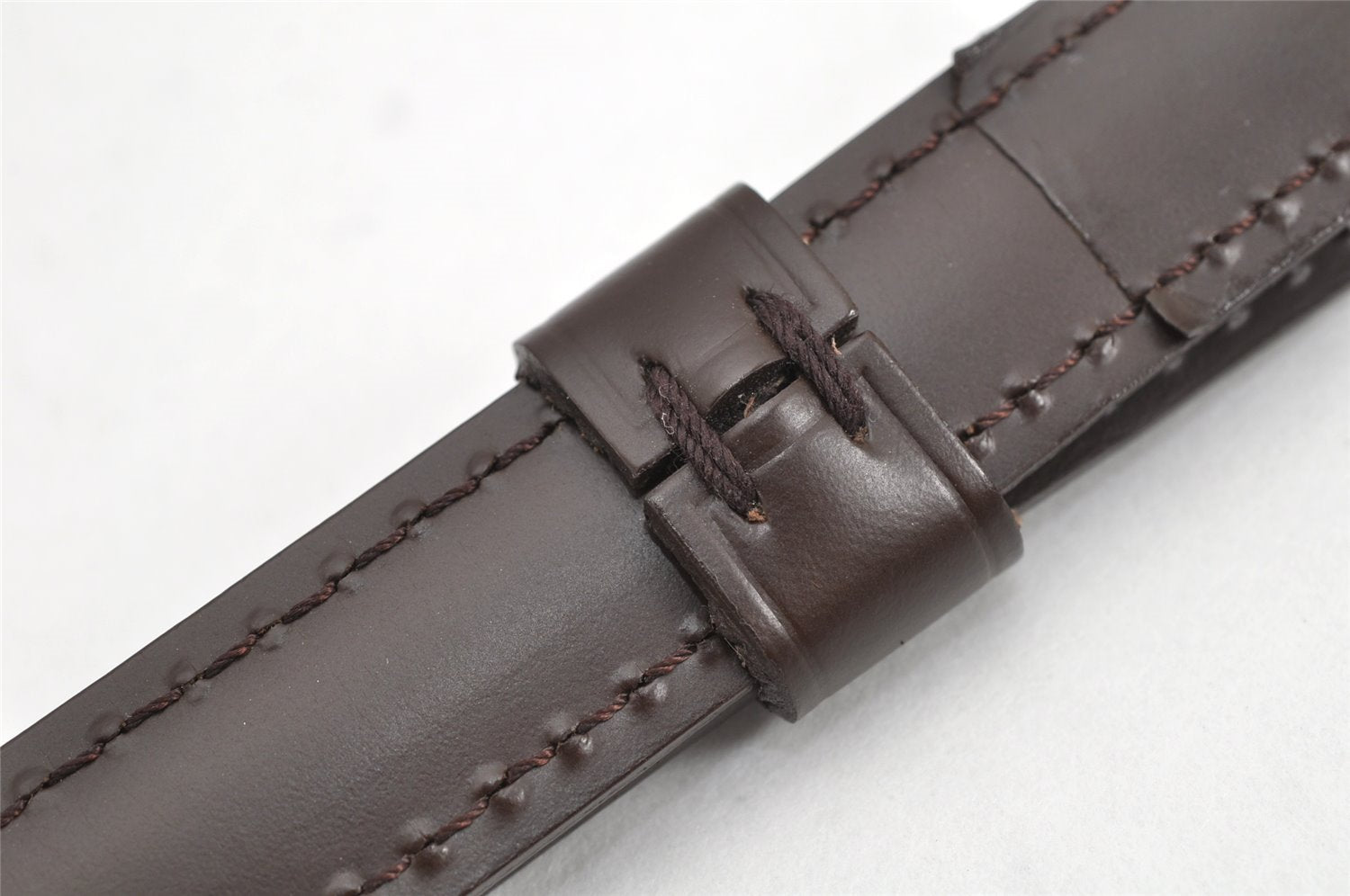 Authentic Louis Vuitton Leather Shoulder Strap Brown 40.6-47.4