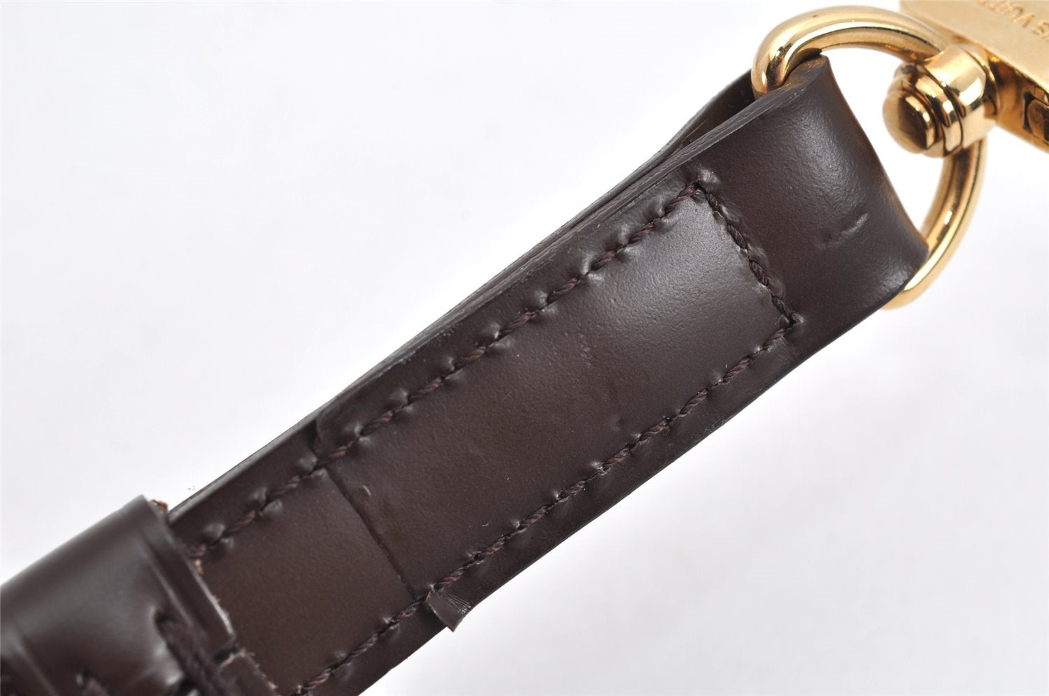 Authentic Louis Vuitton Leather Shoulder Strap Brown 40.6-47.4