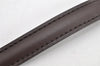 Authentic Louis Vuitton Leather Shoulder Strap Brown 40.6-47.4" LV 1849K