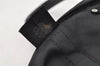 Authentic PRADA Vintage Nylon Tessuto Leather Tote Hand Bag Black 1850I