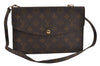 Auth Louis Vuitton Monogram Pochette Double Rabat Shoulder Bag M51815 LV 1850J
