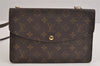 Auth Louis Vuitton Monogram Pochette Double Rabat Shoulder Bag M51815 LV 1850J