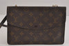 Auth Louis Vuitton Monogram Pochette Double Rabat Shoulder Bag M51815 LV 1850J