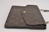 Auth Louis Vuitton Monogram Pochette Double Rabat Shoulder Bag M51815 LV 1850J