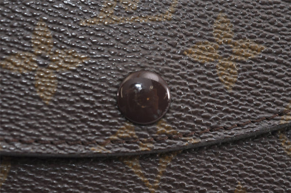 Auth Louis Vuitton Monogram Pochette Double Rabat Shoulder Bag M51815 LV 1850J