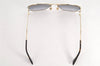 Authentic GUCCI Sunglasses GG 0818SA Titanium Plastic Black Gold 1852K