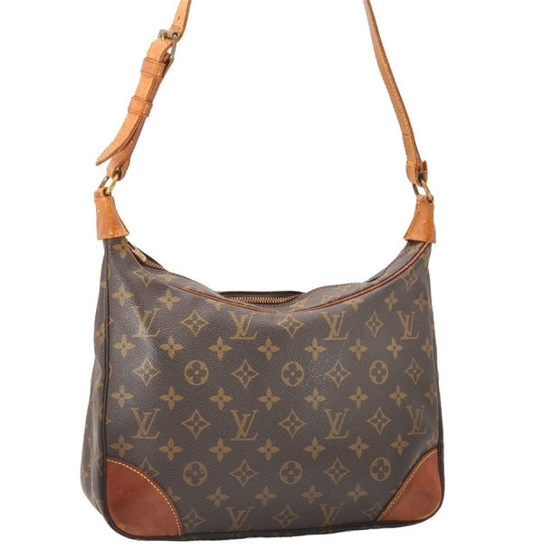 Authentic Louis Vuitton Monogram Boulogne 30 Shoulder Bag M52165 LV Junk 1855J