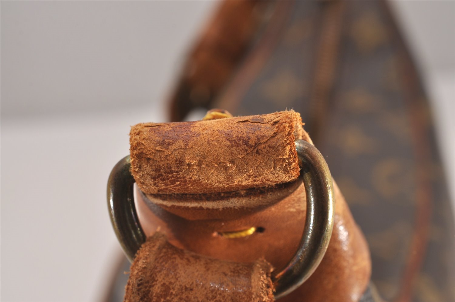 Authentic Louis Vuitton Monogram Boulogne 30 Shoulder Bag M52165 LV Junk 1855J