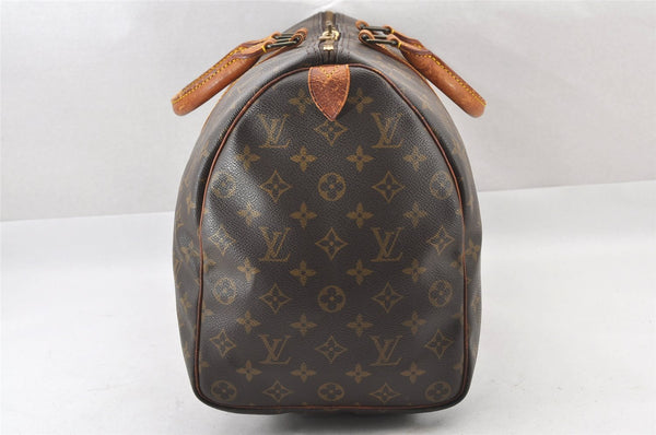 Authentic Louis Vuitton Monogram Keepall 45 Travel Boston Bag M41428 LV 1856J