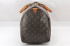 Authentic Louis Vuitton Monogram Keepall 45 Travel Boston Bag M41428 LV 1856J