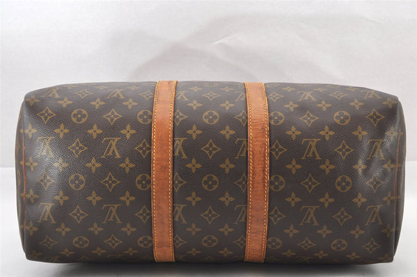 Authentic Louis Vuitton Monogram Keepall 45 Travel Boston Bag M41428 LV 1856J