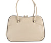 Authentic PRADA Vintage Leather Shoulder Hand Bag White 1856K