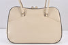 Authentic PRADA Vintage Leather Shoulder Hand Bag White 1856K