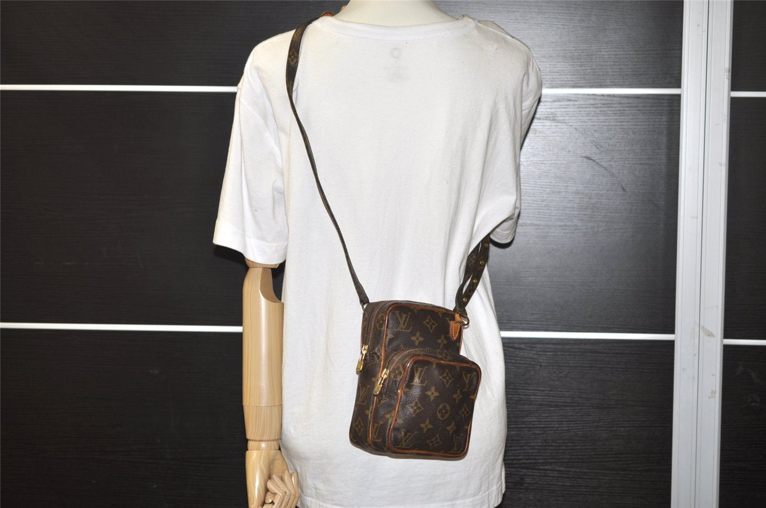 Authentic Louis Vuitton Monogram Mini Amazone Shoulder Bag M45238 Junk 1858I