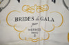 Authentic HERMES Carre 90 Scarf "BRIDES de GALA par" Silk Black 1858J