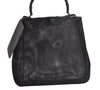Authentic GUCCI Bamboo Shoulder Hand Bag Nylon Mesh Leather 0013303 Black 1859J