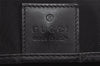 Authentic GUCCI Bamboo Shoulder Hand Bag Nylon Mesh Leather 0013303 Black 1859J