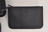 Authentic GUCCI Bamboo Shoulder Hand Bag Nylon Mesh Leather 0013303 Black 1859J