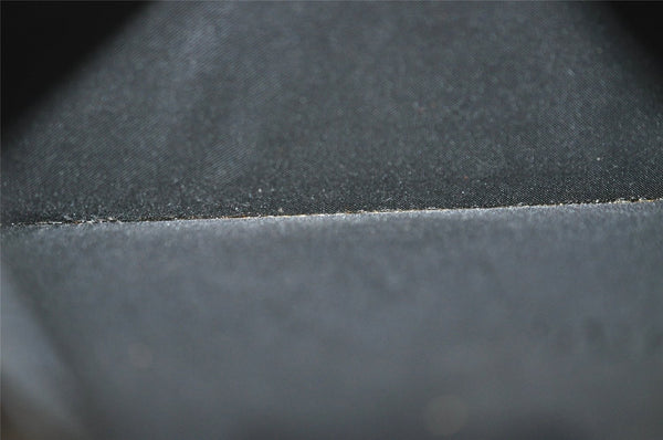 Authentic GUCCI Bamboo Shoulder Hand Bag Nylon Mesh Leather 0013303 Black 1859J