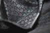 Authentic GUCCI Vintage Clutch Hand Bag Purse Canvas Leather 108844 Black 1860J