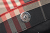 Authentic BURBERRY Vintage Check Tote Hand Bag Canvas Leather Red Beige 1860K