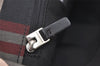 Authentic BURBERRY Vintage Check Tote Hand Bag Canvas Leather Red Beige 1860K
