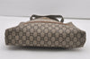 Authentic GUCCI Vintage GG Plus Shoulder Tote Bag GG PVC Leather Brown 1862J