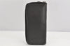 Authentic Louis Vuitton Taiga Zippy Wallet Vertical Long Black M32822 LV 1862K