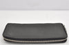 Authentic Louis Vuitton Taiga Zippy Wallet Vertical Long Black M32822 LV 1862K