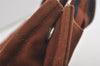 Authentic HERMES Vintage Fourre Tout PM Hand Tote Bag Canvas Brown 1863J