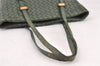 Authentic BOTTEGA VENETA Intrecciato Leather Shoulder Hand Tote Bag Green 1863K