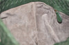 Authentic BOTTEGA VENETA Intrecciato Leather Shoulder Hand Tote Bag Green 1863K