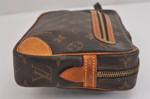 Authentic Louis Vuitton Monogram Marly Dragonne GM M51825 Clutch Hand Bag 1865J