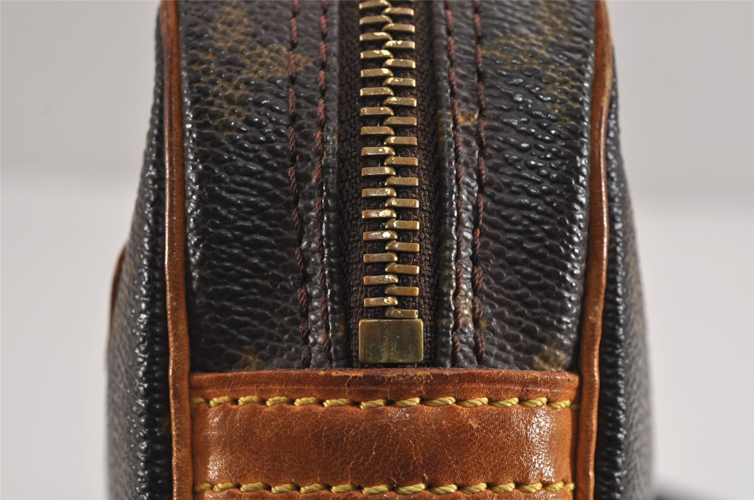 Authentic Louis Vuitton Monogram Marly Dragonne GM M51825 Clutch Hand Bag 1865J