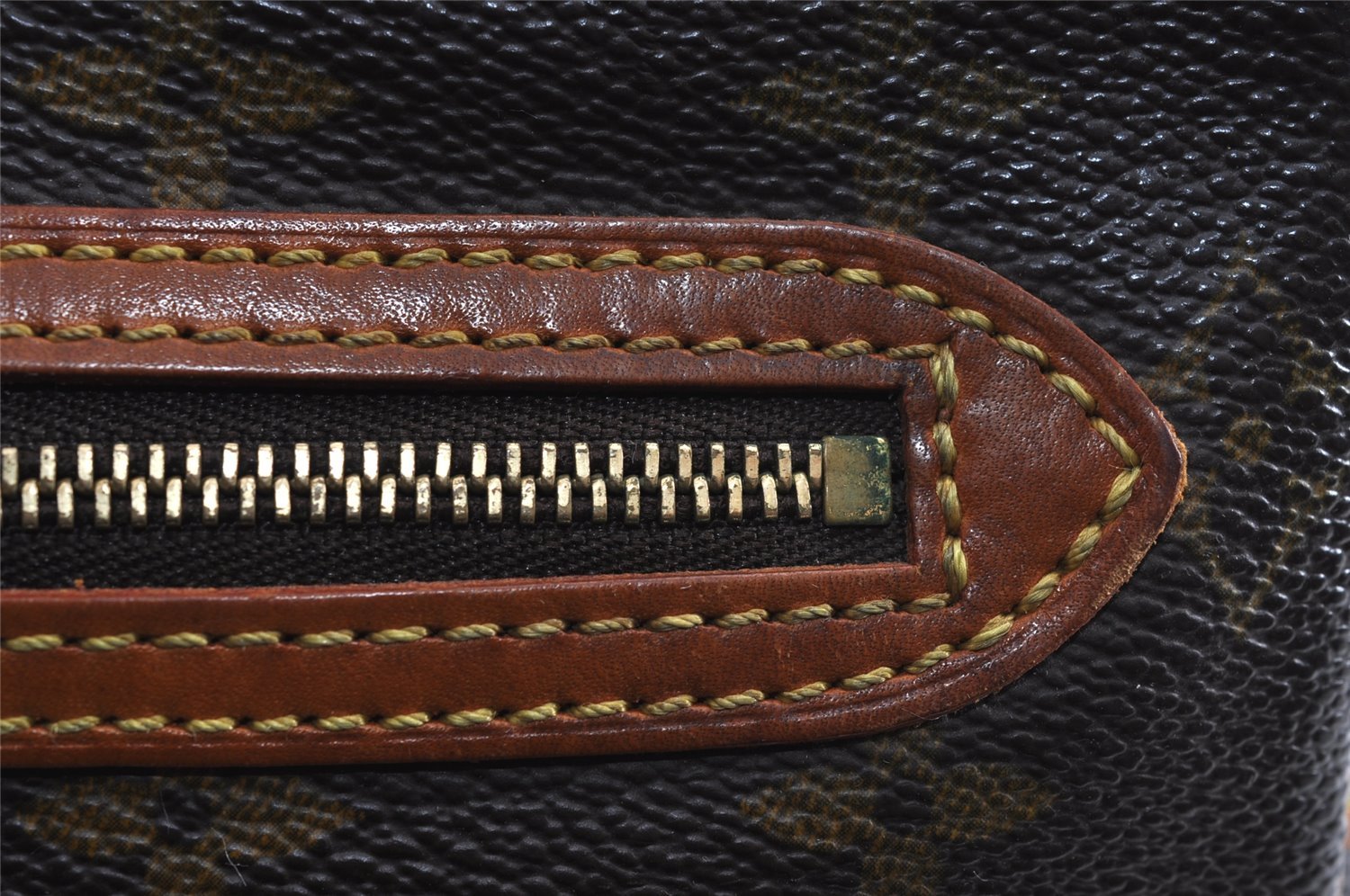 Authentic Louis Vuitton Monogram Marly Dragonne GM M51825 Clutch Hand Bag 1865J