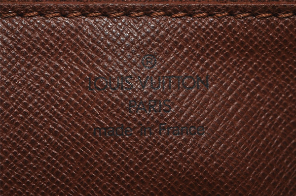 Authentic Louis Vuitton Monogram Marly Dragonne GM M51825 Clutch Hand Bag 1865J