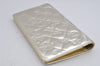 Authentic CHANEL Icon Line Symbol Charm Enamel Long Wallet Purse Silver 1865K