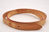 Authentic Louis Vuitton Leather Shoulder Strap For Bucket PM 27.6" Beige 1866J