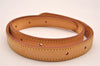 Authentic Louis Vuitton Leather Shoulder Strap For Bucket GM 31.9" Beige 1867J