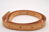 Authentic Louis Vuitton Leather Shoulder Strap For Bucket GM 31.9" Beige 1867J