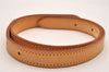 Authentic Louis Vuitton Leather Shoulder Strap For Bucket GM 31.9" Beige 1867J