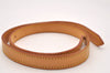 Authentic Louis Vuitton Leather Shoulder Strap For Bucket GM 31.9" Beige 1867J