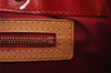 Authentic Louis Vuitton Vernis Reade PM Hand Bag Red M91088 LV 1869I